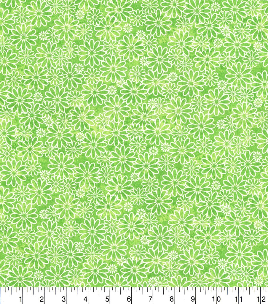 Fabric Traditions Sundrenched Daisies Cotton Fabric by Keepsake Calico