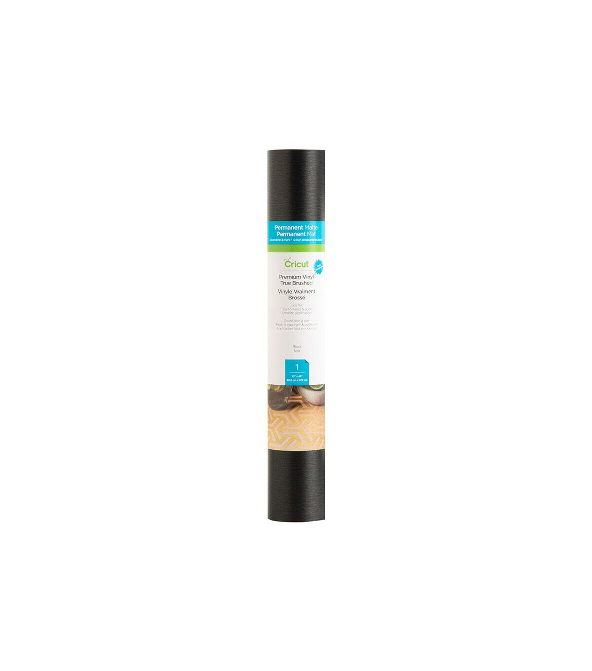 Cricut 12 x 48 Permanent Matte Brushed Premium Vinyl Roll