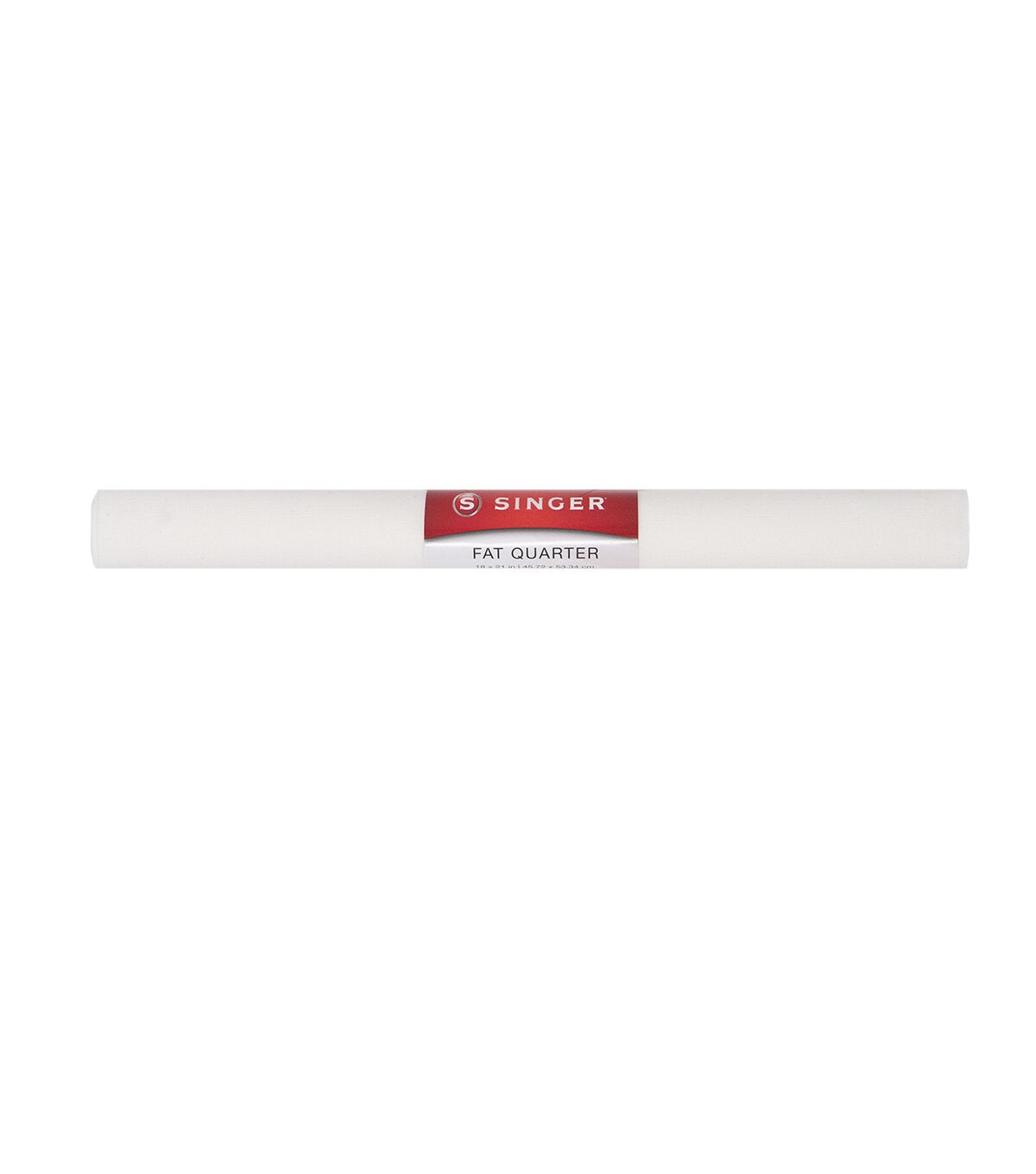 SINGER 18 x 21 Bright White Solid Cotton Fabric Quarter 1pc