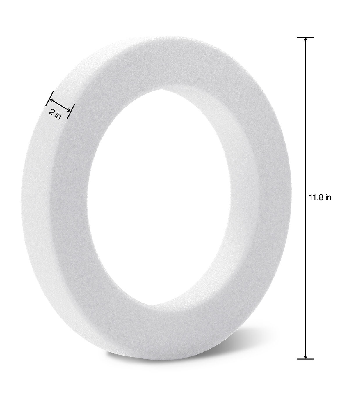 FloraCraft White CraftFoM Wreath