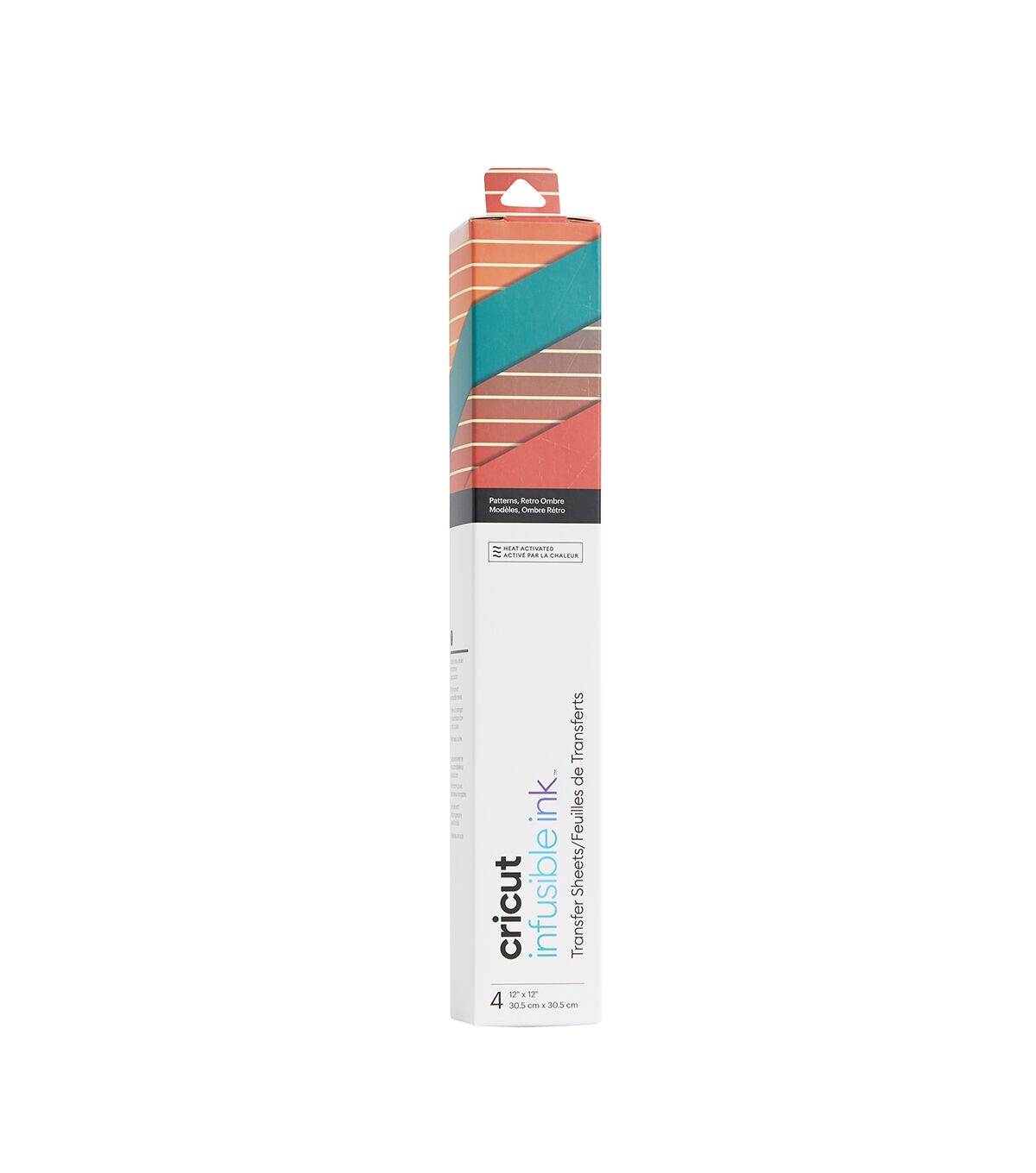 Cricut 12 x 12 Retro Ombre Infusible Ink Transfer Sheets 4ct
