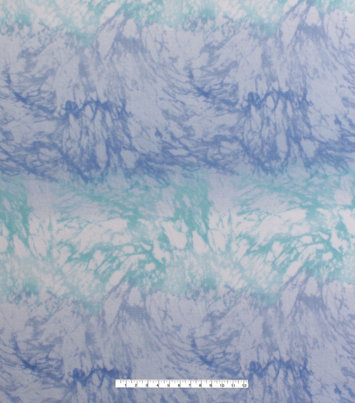 Endless Summer Blue Tie Dye Anti Pill Fleece Fabric