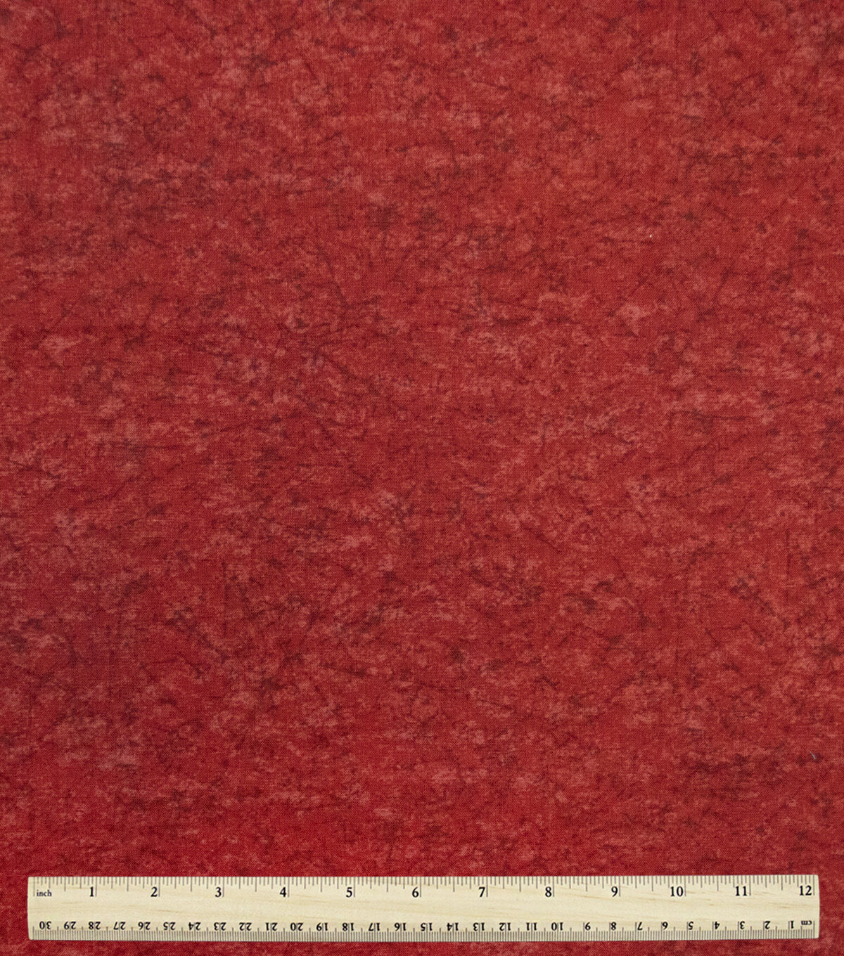 Distressed Texture Red Cotton Fabric by Keepsake Calico