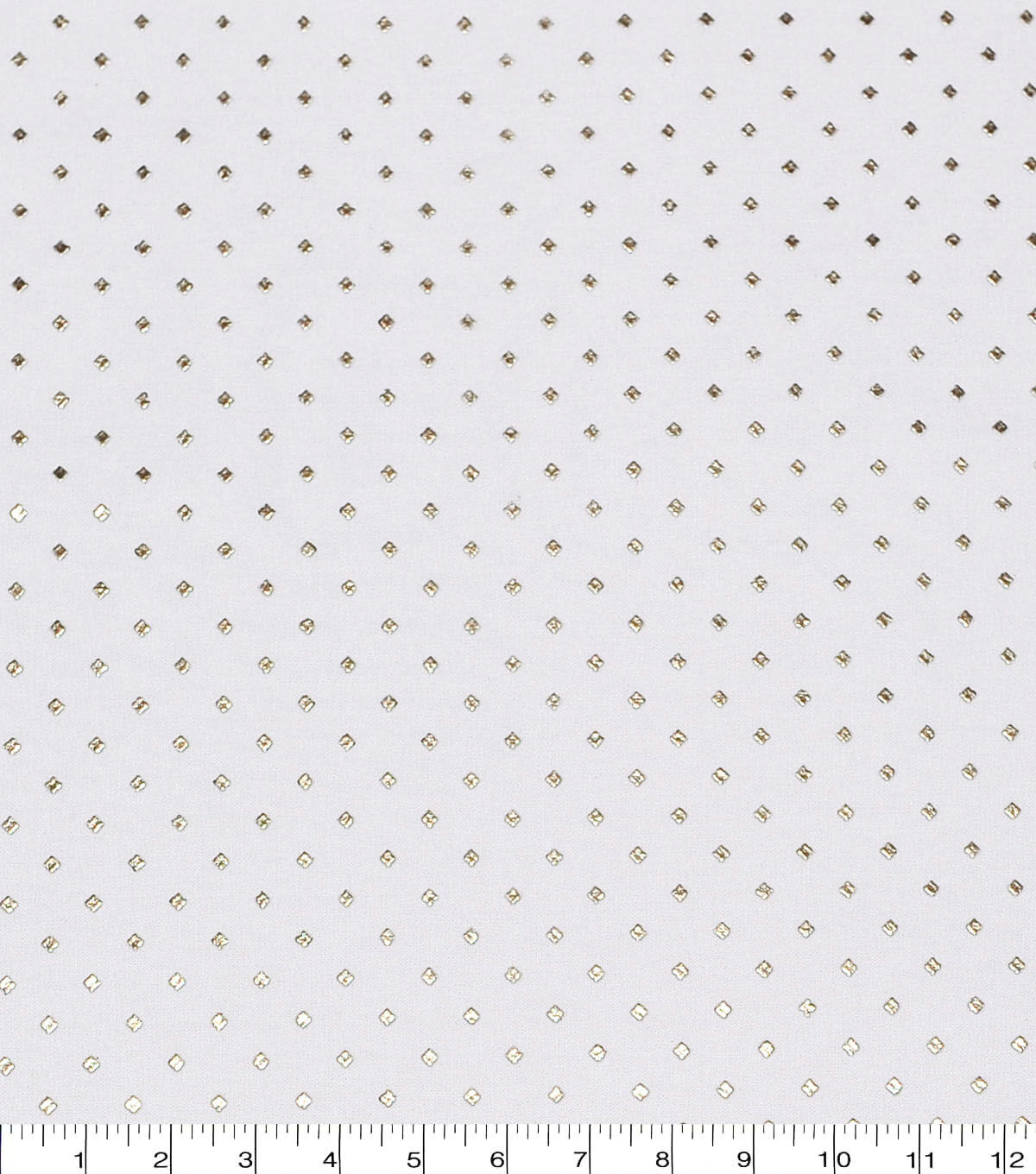 Diamond Dew Drops Quilt Foil Cotton Fabric by Keepsake Calico