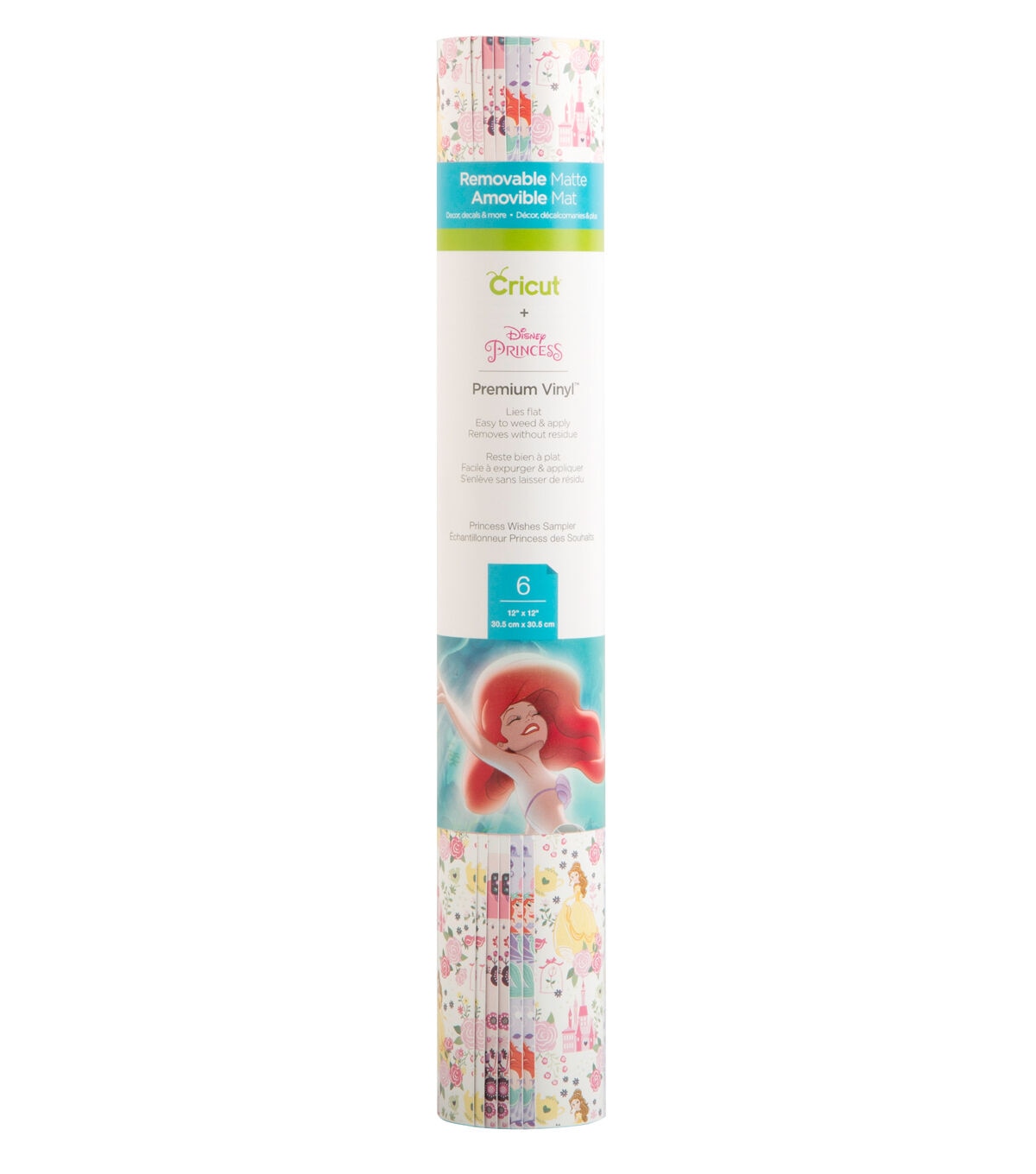 Cricut 12x12 Patterned Premium Vinyl Sampler Princess Wishes