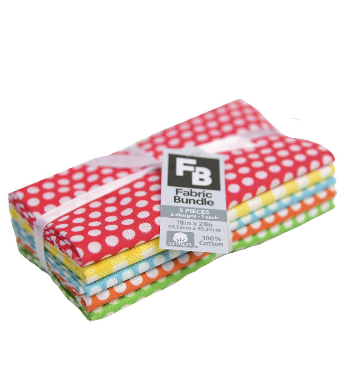 18 x 21 Checks & Dots 1 Cotton Fabric Quarters 5ct by Keepsake Calico