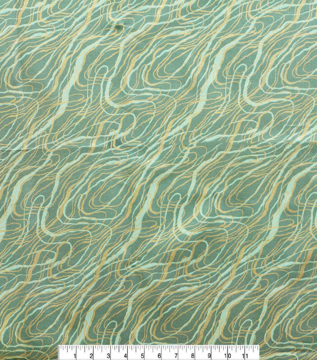 Green Blender Marble Blender Quilt Cotton Fabric by Keepsake Calico