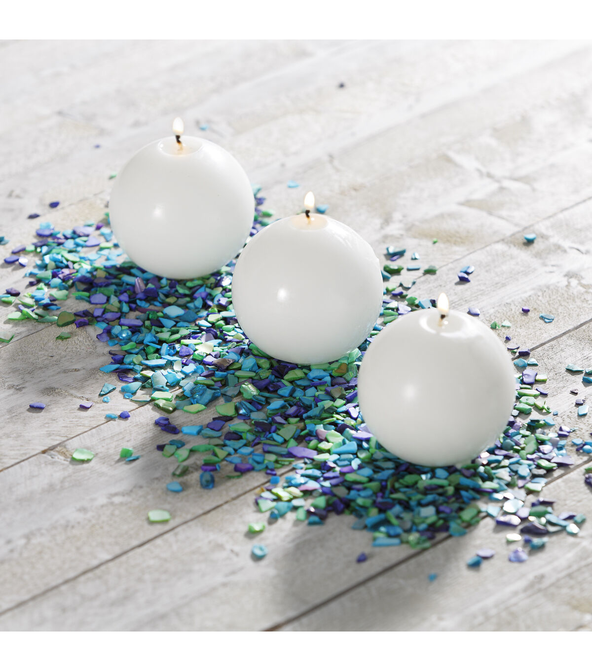 Panacea 32oz Peacock Crushed Shells