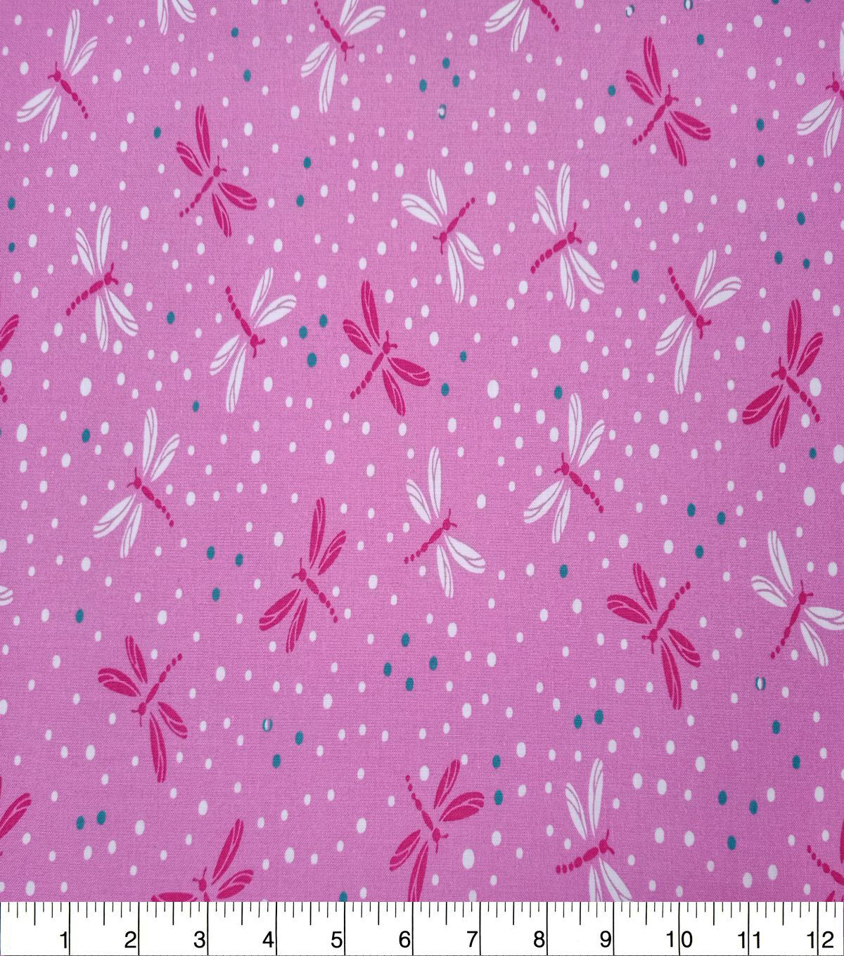Dragonflies & Dots Quilt Cotton Fabric by Quilter's Showcase