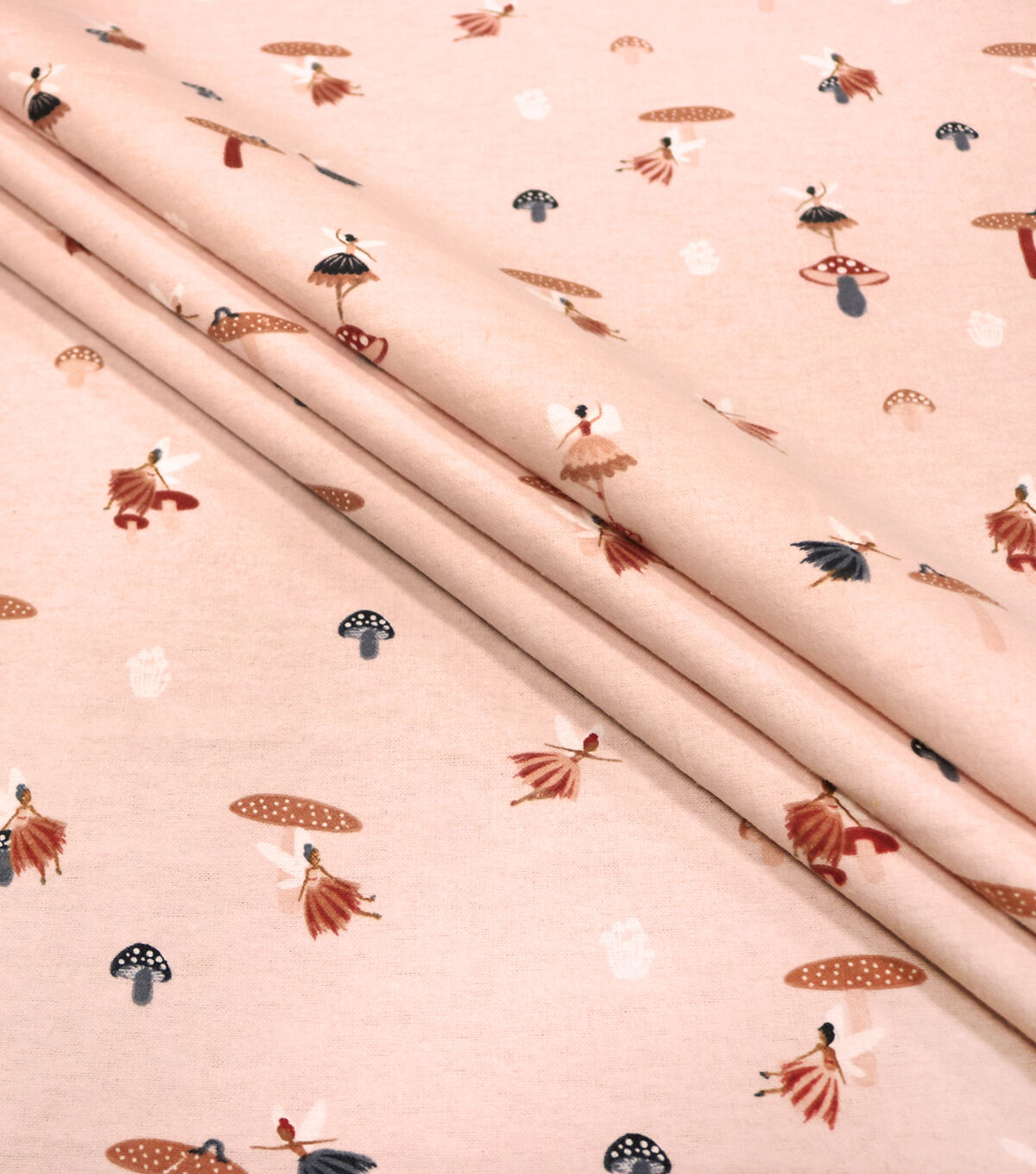 POP! Fairy & Mushrooms Super Snuggle Flannel Fabric