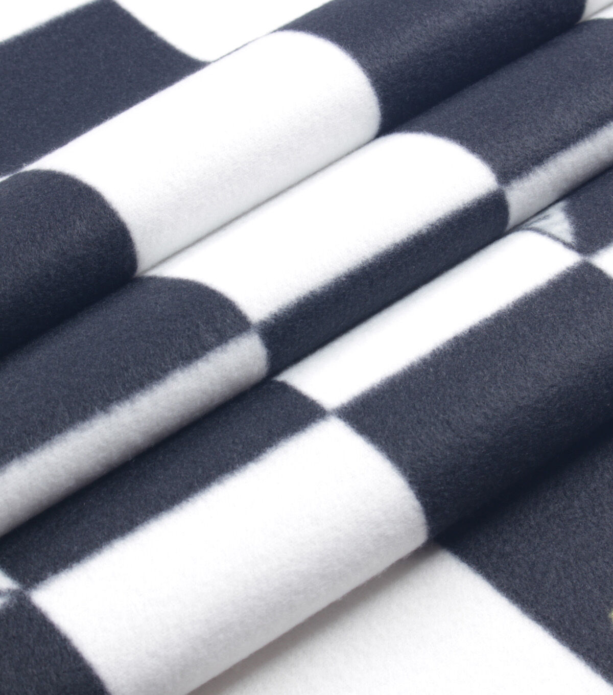 Cat Checkerboard Blizzard Prints Fleece Fabric