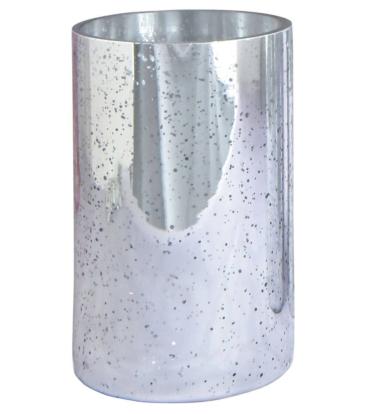 10 x 5 Silver Mercury Glass Cylinder