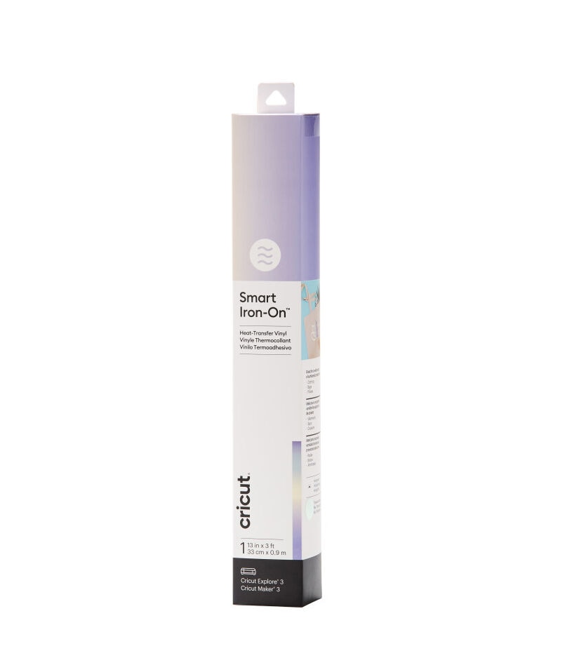 Cricut 13 x 3' Translucent Blue Smart Iron On Heat Transfer Vinyl Roll
