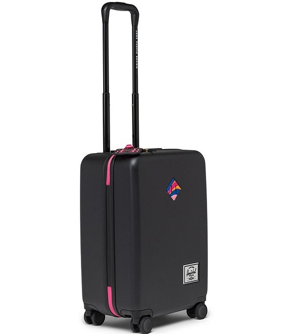 x Jade Purple Brown Butterfly Swirl Night Herschel Heritage Hardshell Large Carry Spinner Suitcase