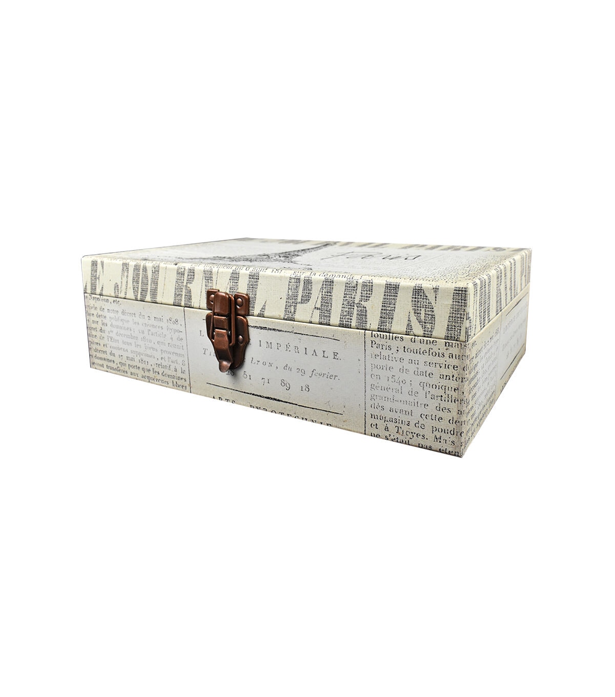 14 Paris Sketch Suitcase Box With Metal Closure by Hudson 43