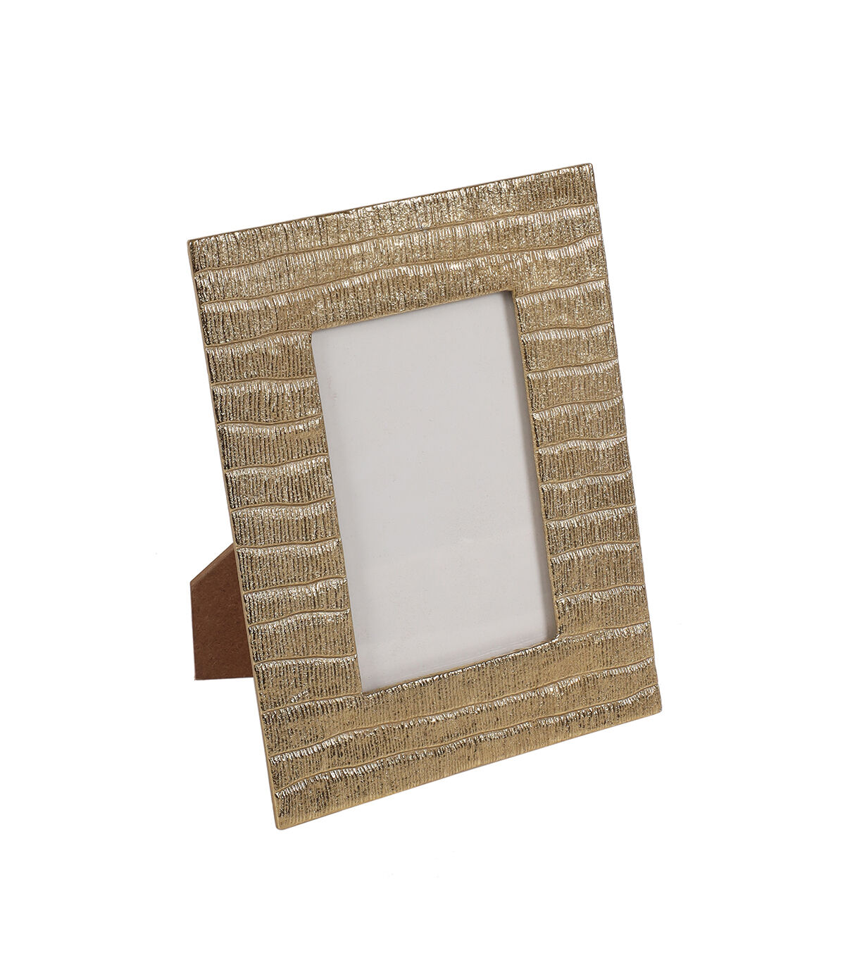 4 x 6 Antique Gold Te x tured Tabletop Picture Frame by Place & Time