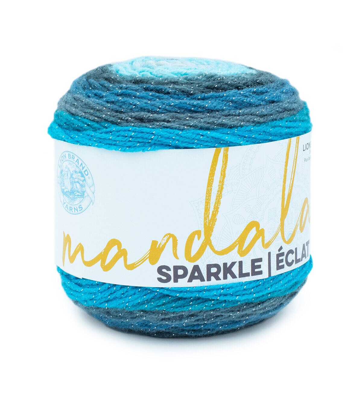 Lion Brand Yarn Mandala Sparkle Light Weight Acrylic Yarn