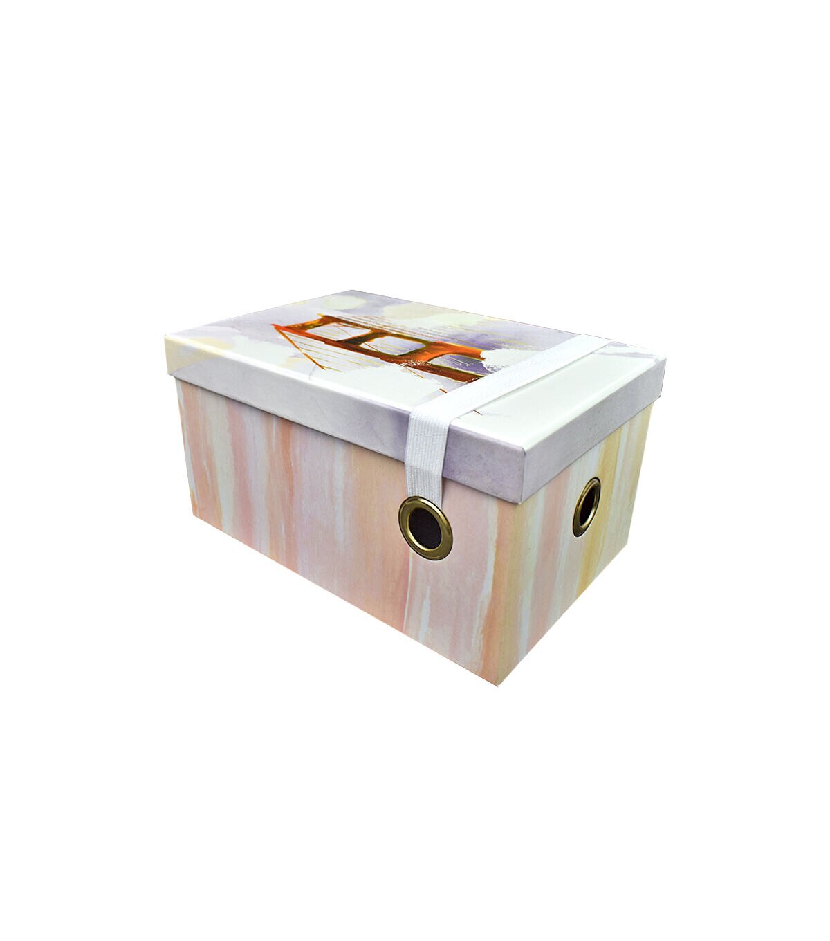 9 Landmarks Rectangle Box With Elastic Strap by Hudson 43