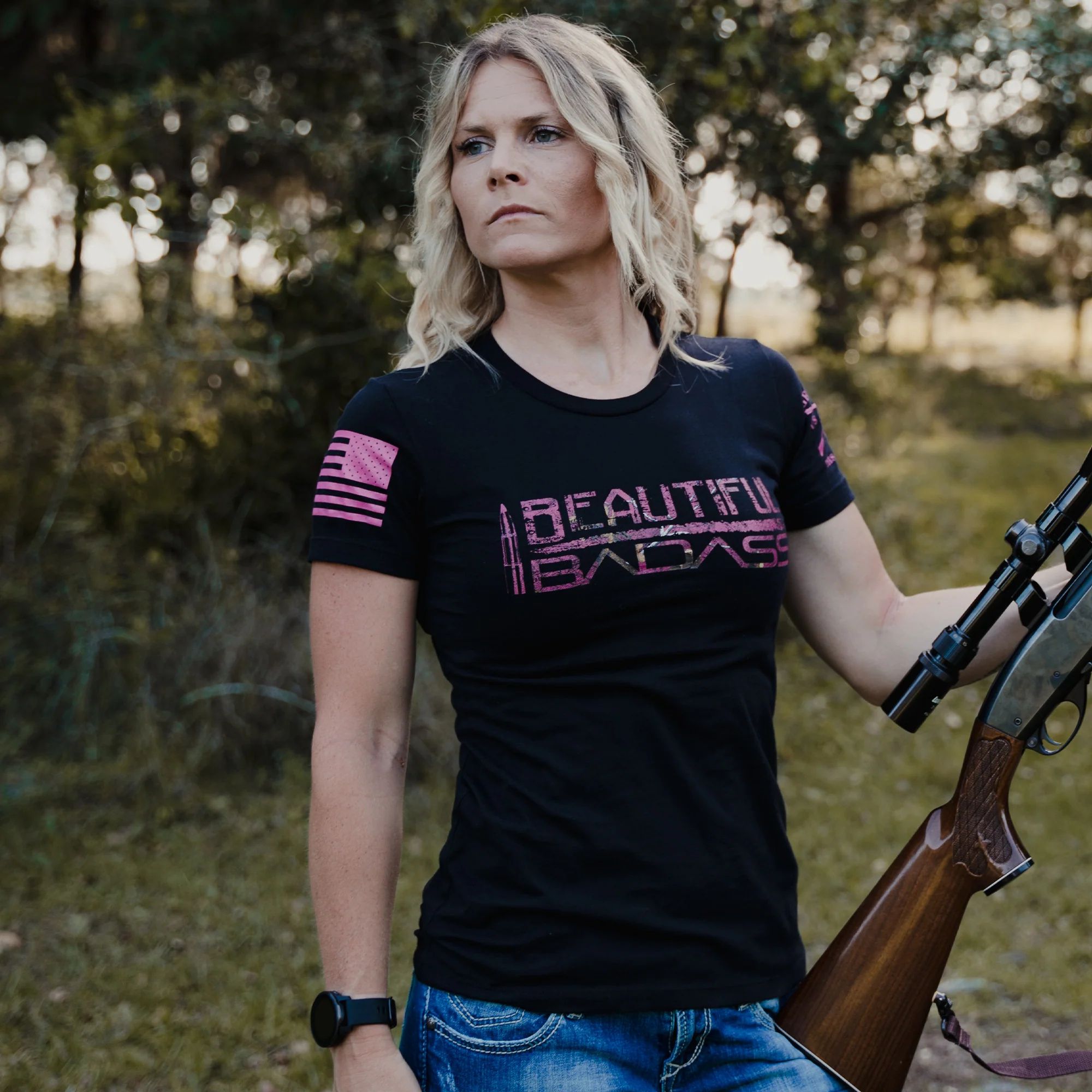 Women's Realtree Xtra - Beautiful Badass T-Shirt - Black