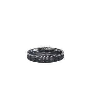 16 Black Bamboo Tray by Place & Time