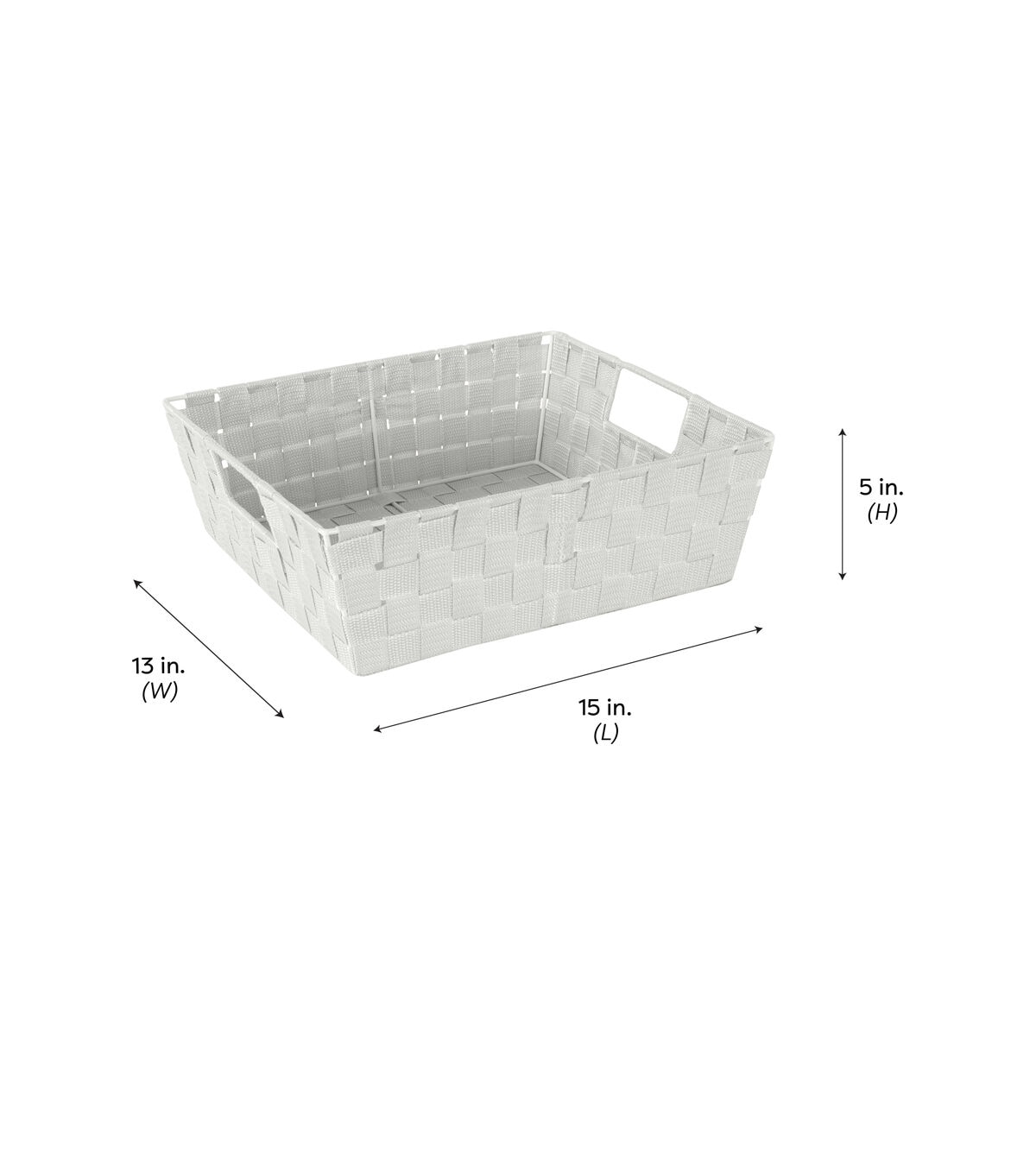 Simplify 15 x 13 Storage Shelf Totes 2pk