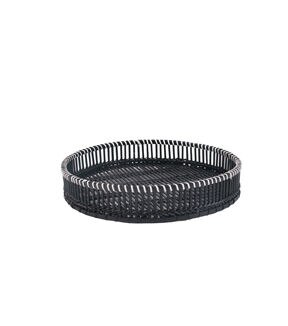 14 Black Bamboo Tray by Place & Time