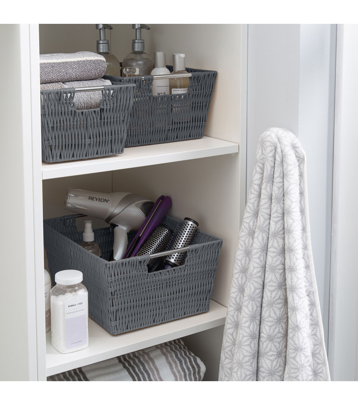 Simplify 3pk Rattan Storage Baskets