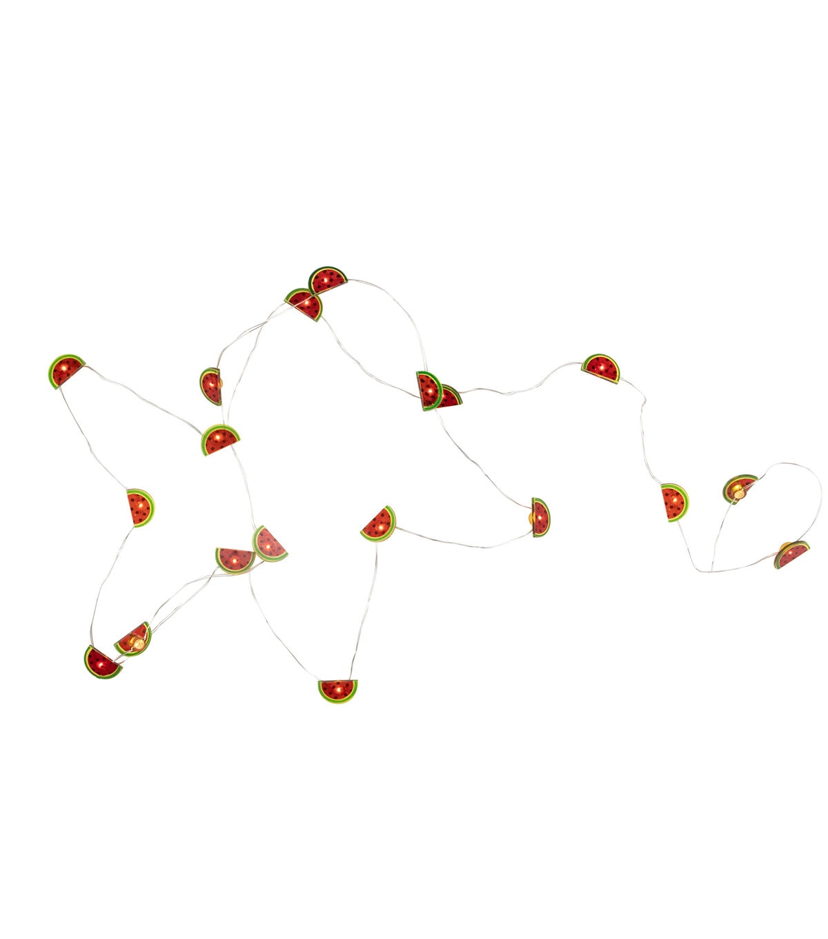 Northlight 10-Count LED Watermelon Fairy Lights - Warm White