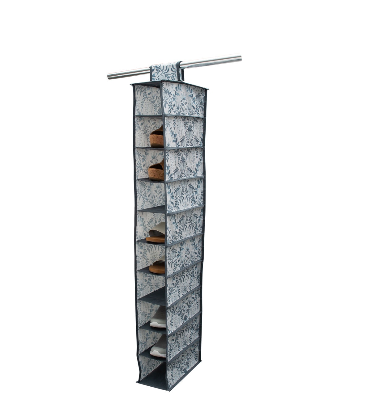 Laura Ashley 12 x 47 Parterre 10 Shelf Shoe Organizer