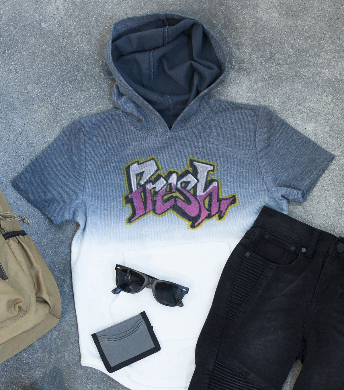 Tulip 6 pk Graffiti Chisel Tip Fabric Markers Neon