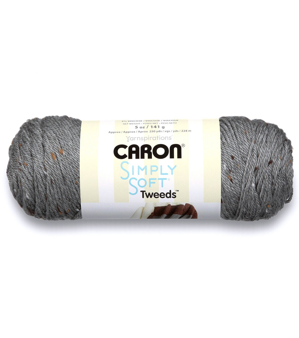 Caron Simply Soft Tweeds 250yds Worsted Acrylic Yarn