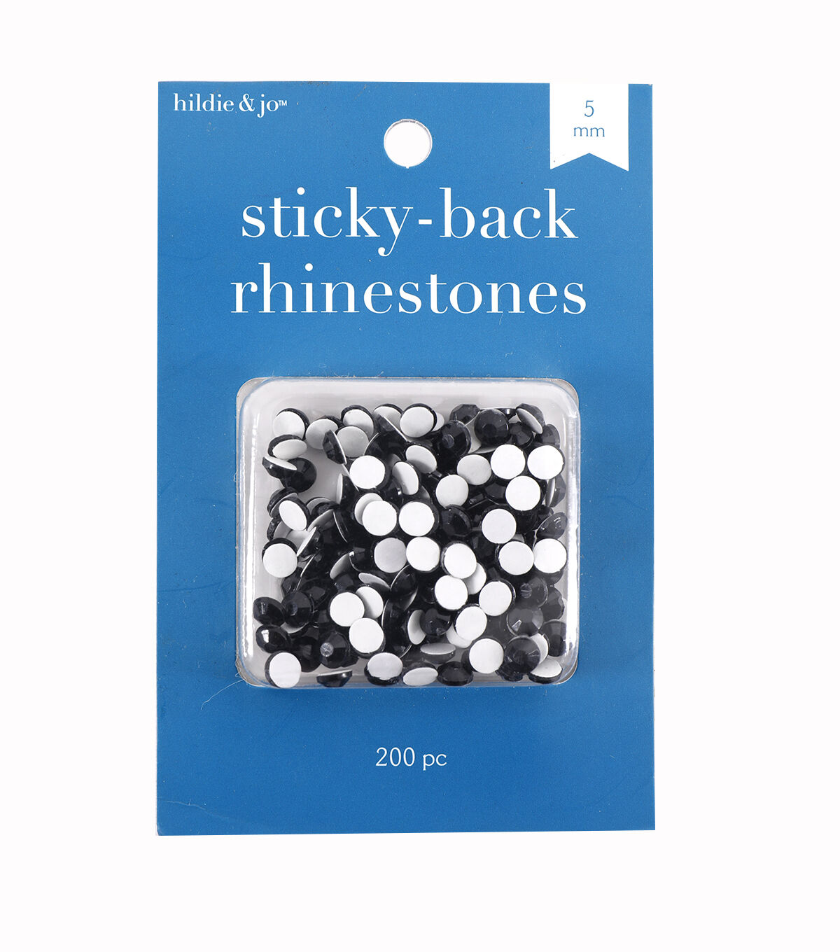 5mm Faceted Crystal Stick Back Rhinestones 200pk by hildie & jo