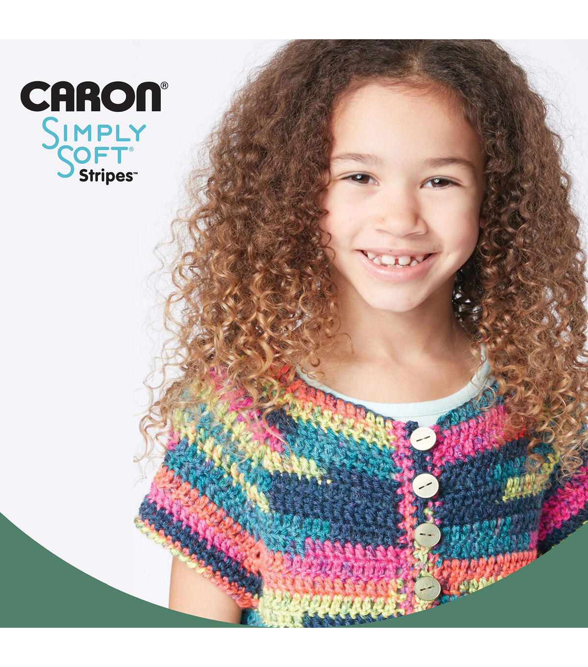 Caron Simply Soft Stripes 235yds Worsted Acrylic Yarn