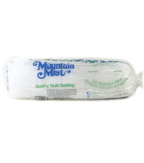 Mountain Mist Polyester Quilt Batting Twin Size 72X90