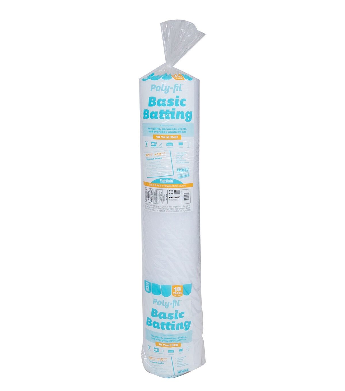 Fairfield Soft N Crafty Polyester Batting 48''x10 yds