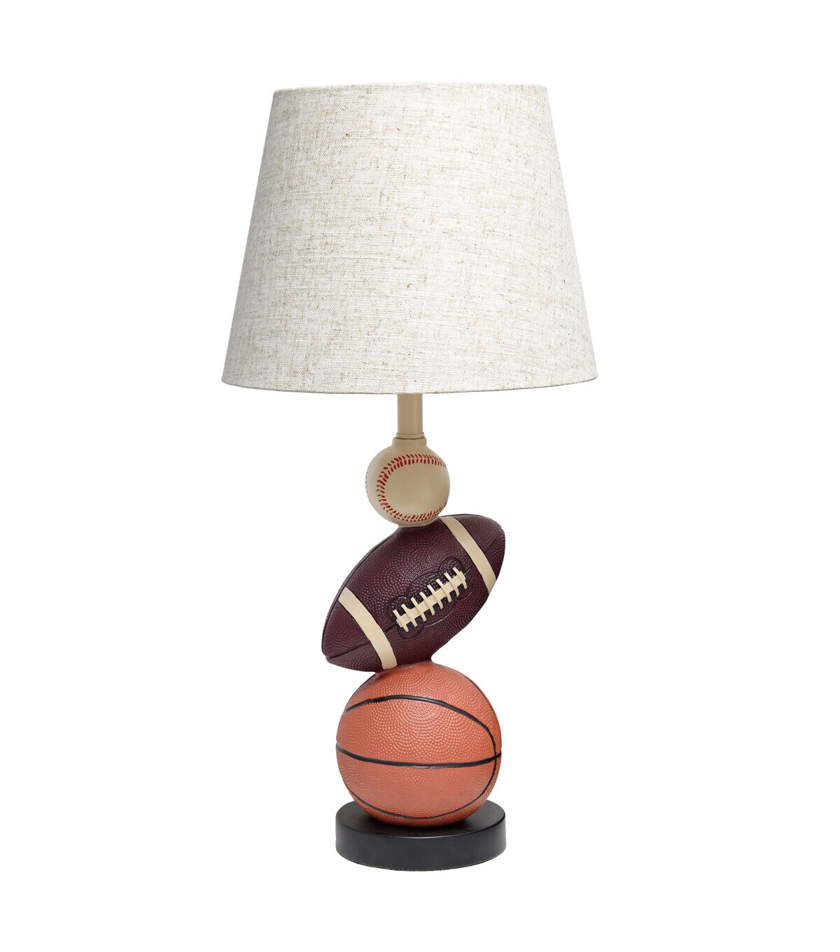All The Rages 22 Multi Sport Polyresin Table Lamp With Beige Shade