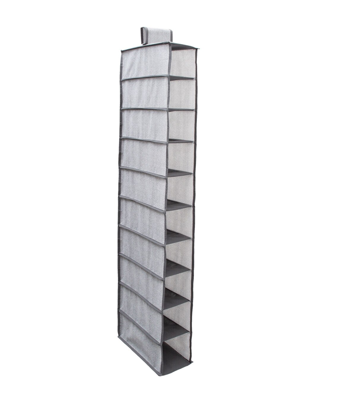 Simplify 47 Gray 10 Shelf Shoe Organizer