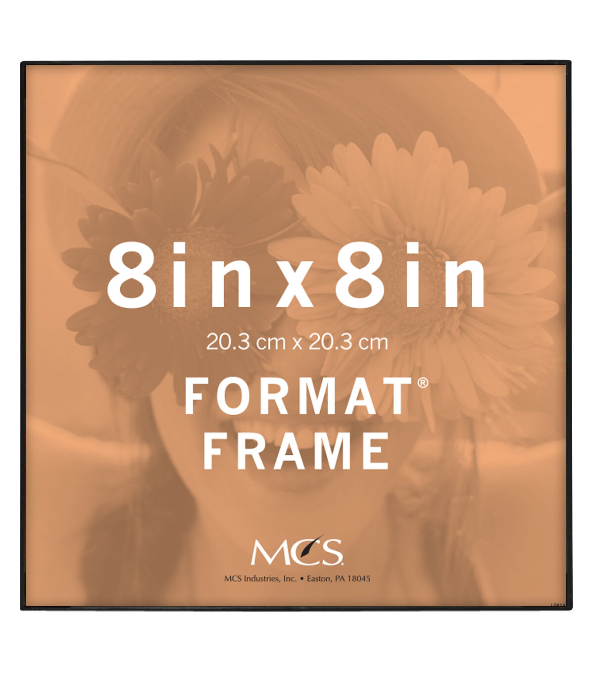 MCS 8 x 8 Front Loading Black Wall Frame