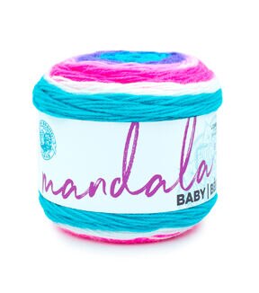 Lion Brand Mandala Baby 590yds Light Weight Acrylic Yarn