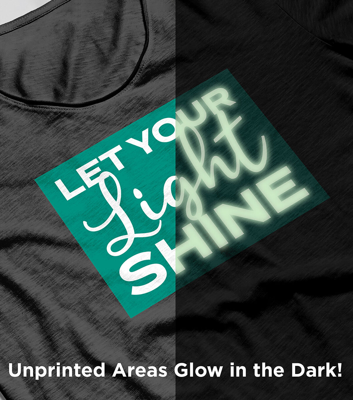 PrintWorks 8.5 x 11 Glow in the Dark Fabric Transfer Sheets 4ct