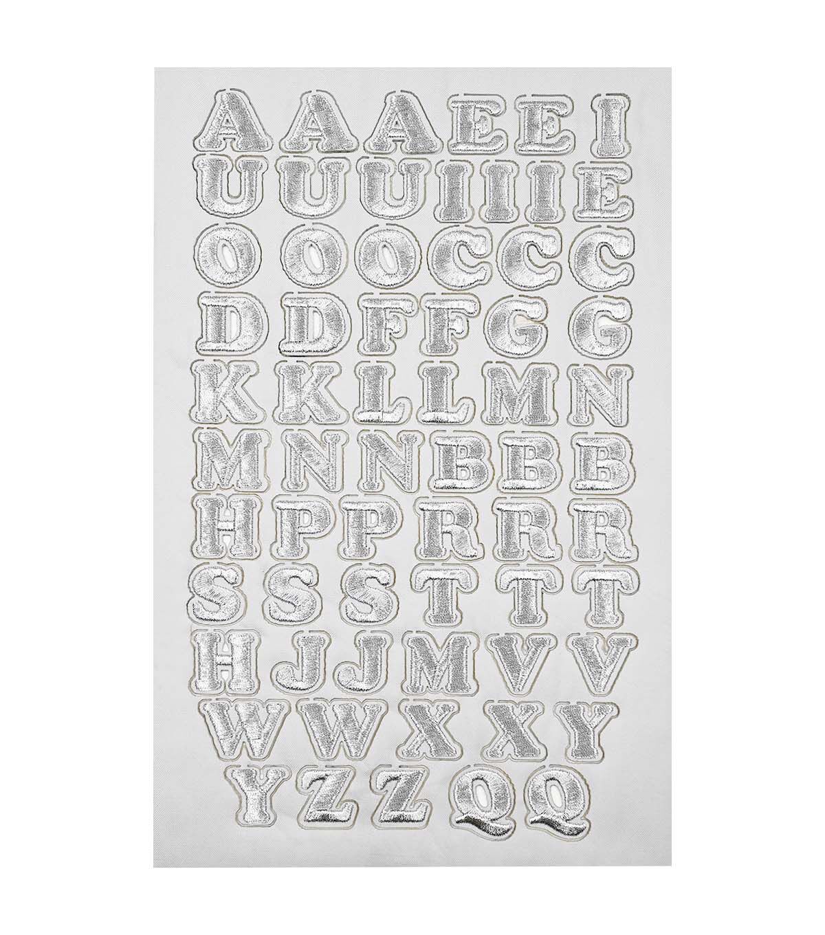 .75 Iron On Letters 1 Sheet by hildie & jo