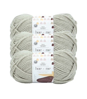 Lion Brand Two of Wands Hue + Me 137yds Bulky Acrylic Yarn 3 Bundle