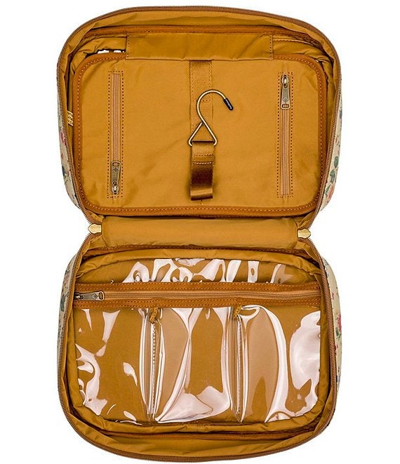 Prairie Rose Printed Hanging Toiletry Kit