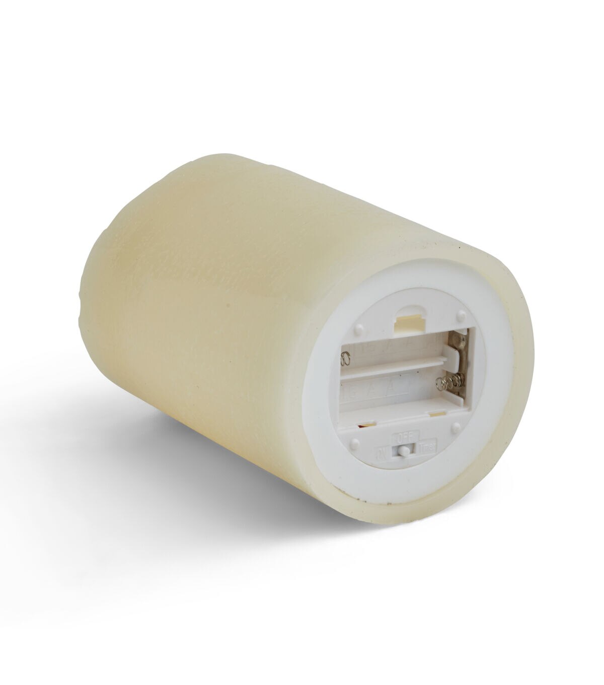 Flameless 4x6 Cream Vanilla Scented LED Rustic Pillar Candle