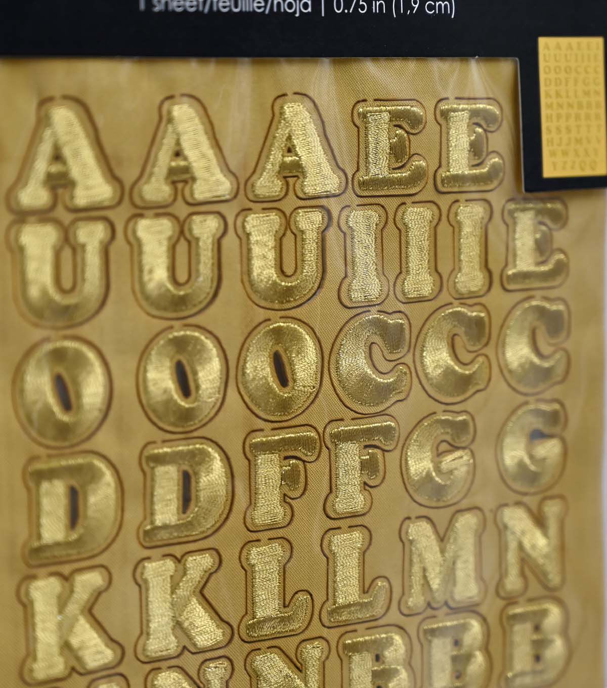 .75 Iron On Letters 1 Sheet by hildie & jo