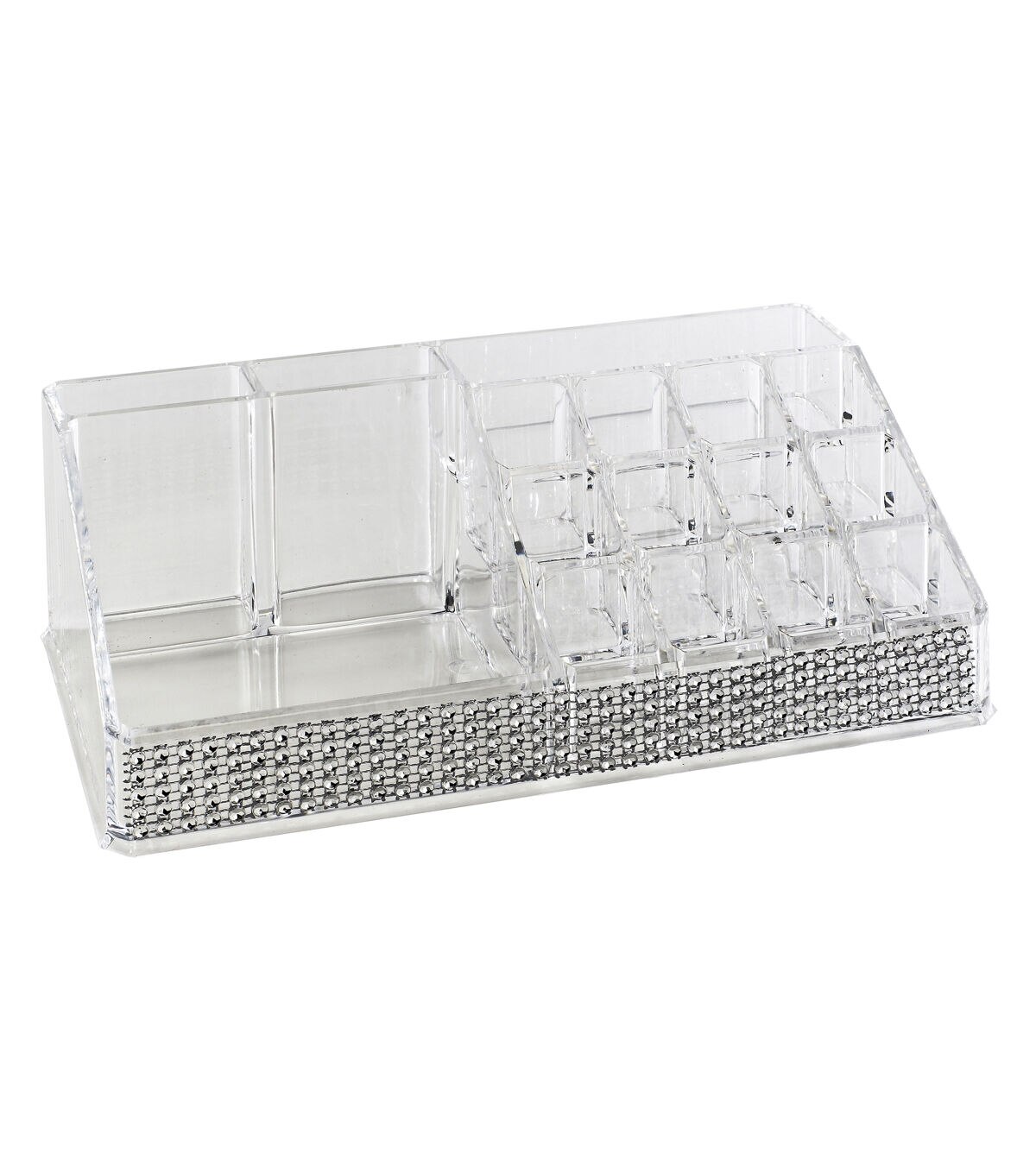 Laura Ashley 9 Plastic 16 Section Cosmetic & Jewelry Holder