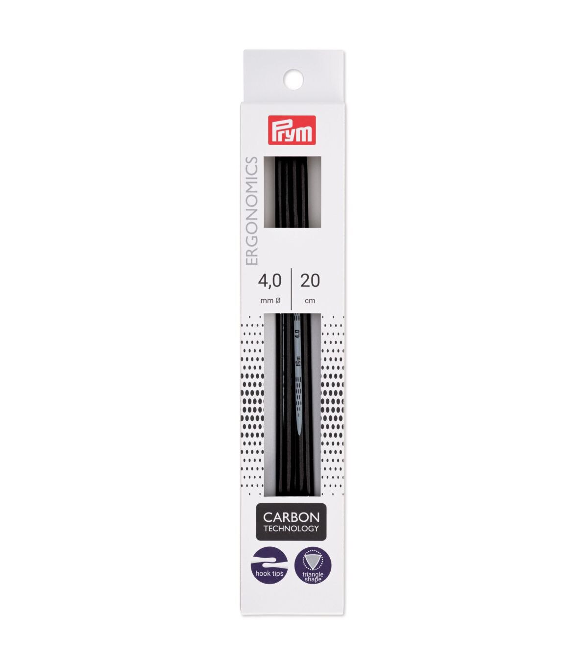 Prym Ergonomics 8 Double Point Carbon Knitting Needles 5ct