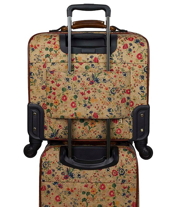 Prairie Rose Print 18 Wheeled Spinner
