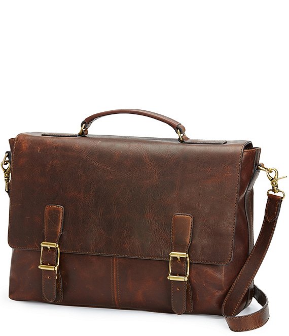 Logan Top Handle Leather Briefcase