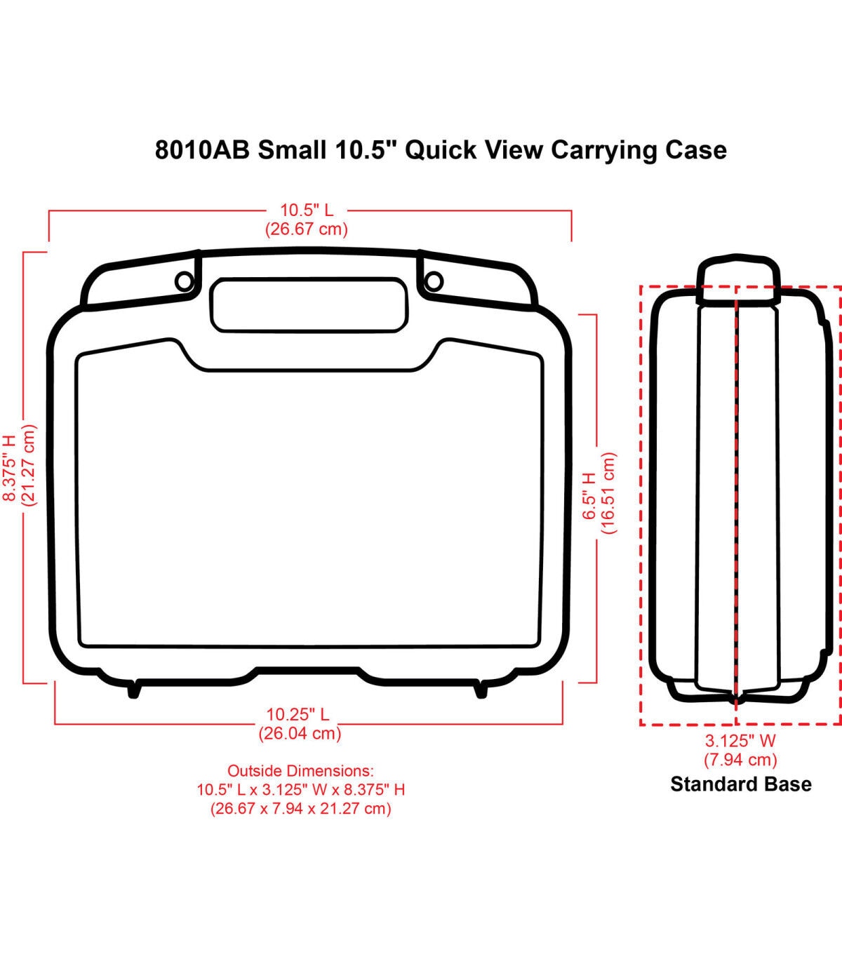 ArtBin 10.5 x 8 Translucent Quick View Carrying Case